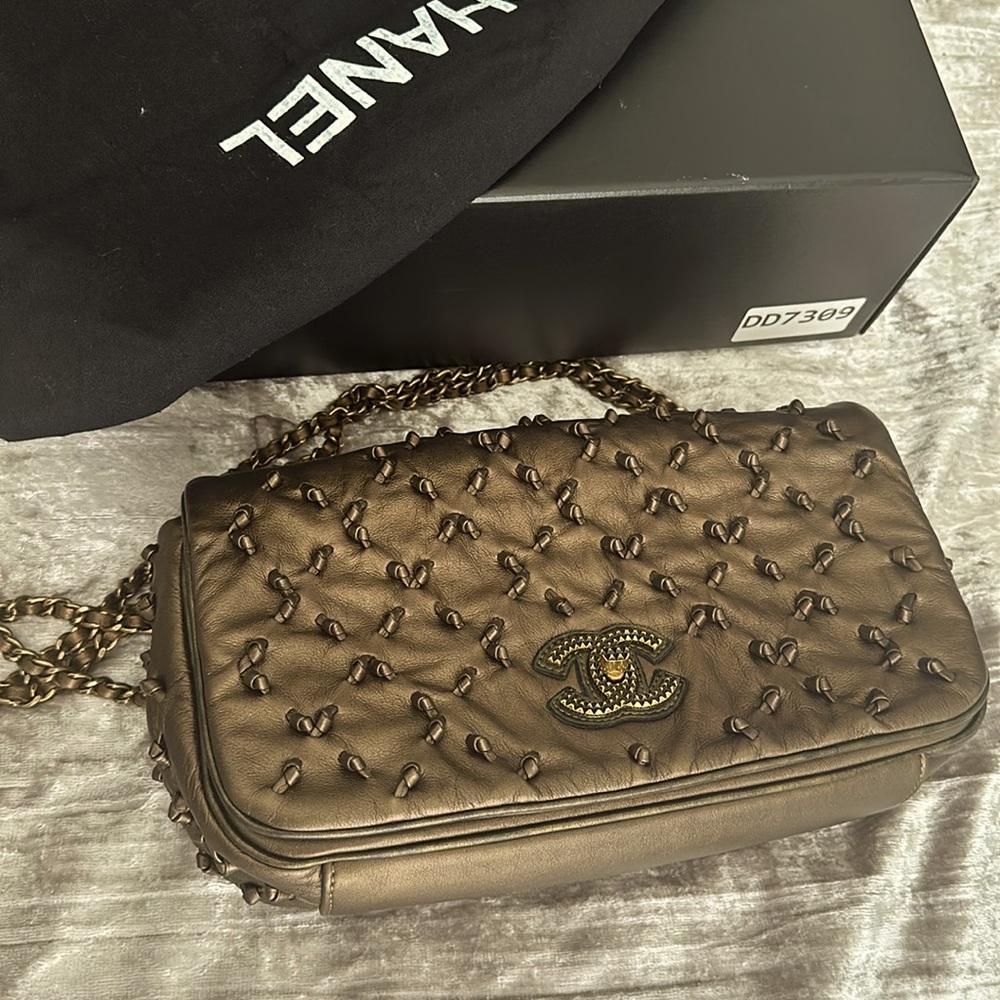 Authentic Chanel Chic Knot Flap Bag